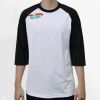Raglan 3/4 Roundneck Shirt (White Body) Thumbnail