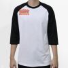 Raglan 3/4 Roundneck Shirt (White Body) Thumbnail