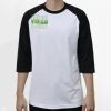Raglan 3/4 Roundneck Shirt (White Body) Thumbnail