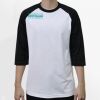 Raglan 3/4 Roundneck Shirt (White Body) Thumbnail