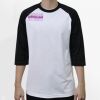 Raglan 3/4 Roundneck Shirt (White Body) Thumbnail