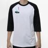 Raglan 3/4 Roundneck Shirt (White Body) Thumbnail