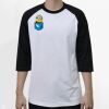 Raglan 3/4 Roundneck Shirt (White Body) Thumbnail