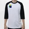 Raglan 3/4 Roundneck Shirt (White Body) Thumbnail