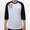 Raglan 3/4 Roundneck Shirt (White Body) Thumbnail