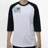 Raglan 3/4 Roundneck Shirt (White Body) Thumbnail
