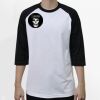 Raglan 3/4 Roundneck Shirt (White Body) Thumbnail