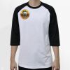 Raglan 3/4 Roundneck Shirt (White Body) Thumbnail