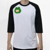 Raglan 3/4 Roundneck Shirt (White Body) Thumbnail