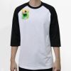 Raglan 3/4 Roundneck Shirt (White Body) Thumbnail