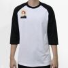 Raglan 3/4 Roundneck Shirt (White Body) Thumbnail