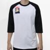 Raglan 3/4 Roundneck Shirt (White Body) Thumbnail