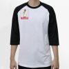 Raglan 3/4 Roundneck Shirt (White Body) Thumbnail