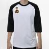 Raglan 3/4 Roundneck Shirt (White Body) Thumbnail