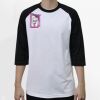 Raglan 3/4 Roundneck Shirt (White Body) Thumbnail
