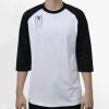 Raglan 3/4 Roundneck Shirt (White Body) Thumbnail