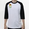 Raglan 3/4 Roundneck Shirt (White Body) Thumbnail