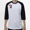Raglan 3/4 Roundneck Shirt (White Body) Thumbnail