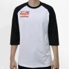 Raglan 3/4 Roundneck Shirt (White Body) Thumbnail