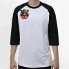 Raglan 3/4 Roundneck Shirt (White Body) Thumbnail