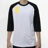 Raglan 3/4 Roundneck Shirt (White Body) Thumbnail