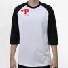 Raglan 3/4 Roundneck Shirt (White Body) Thumbnail