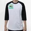 Raglan 3/4 Roundneck Shirt (White Body) Thumbnail