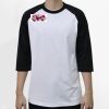 Raglan 3/4 Roundneck Shirt (White Body) Thumbnail