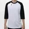 Raglan 3/4 Roundneck Shirt (White Body) Thumbnail