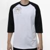 Raglan 3/4 Roundneck Shirt (White Body) Thumbnail
