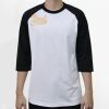 Raglan 3/4 Roundneck Shirt (White Body) Thumbnail