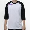 Raglan 3/4 Roundneck Shirt (White Body) Thumbnail