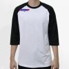Raglan 3/4 Roundneck Shirt (White Body) Thumbnail