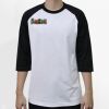 Raglan 3/4 Roundneck Shirt (White Body) Thumbnail