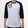Raglan 3/4 Roundneck Shirt (White Body) Thumbnail