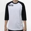 Raglan 3/4 Roundneck Shirt (White Body) Thumbnail