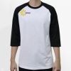Raglan 3/4 Roundneck Shirt (White Body) Thumbnail