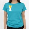 Premium Cotton CVC Roundneck T-shirt (Ladies) Thumbnail