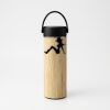 Bamboo Tumbler with Portable Black Lid Thumbnail