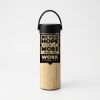 Bamboo Tumbler with Portable Black Lid Thumbnail